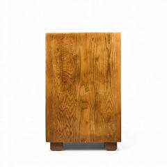  Henredon Furniture Henredon Campaign Mid Century Oak and Brass Lowboy Dresser - 4437145