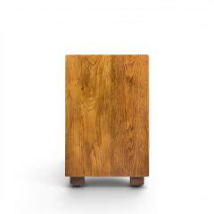  Henredon Furniture Henredon Campaign Mid Century Oak and Brass Lowboy Dresser - 4609473