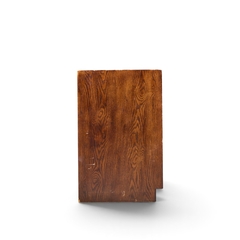  Henredon Furniture Henredon Campaign Mid Century Oak and Brass Lowboy Dresser - 4739660