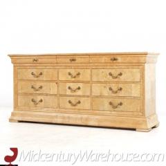  Henredon Furniture Henredon Charles X Burlwood Lowboy Dresser - 3504238