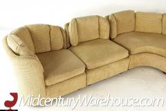  Henredon Furniture Henredon Mid Century Folio 500 7 Piece Modular Scallop Back Sectional Sofa - 3694073