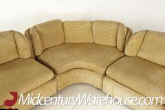  Henredon Furniture Henredon Mid Century Folio 500 7 Piece Modular Scallop Back Sectional Sofa - 3694074