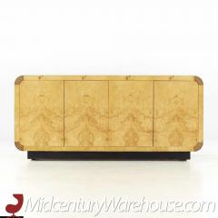  Henredon Furniture Henredon Scene Two Mid Century Burlwood Buffet and Hutch - 3689804