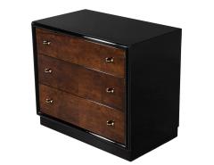  Henredon Furniture Pair of Walnut Chest of Drawers by Henredon in High Gloss Finish - 4478456