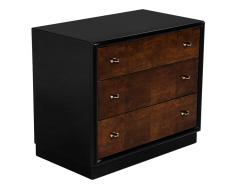  Henredon Furniture Pair of Walnut Chest of Drawers by Henredon in High Gloss Finish - 4478458