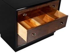  Henredon Furniture Pair of Walnut Chest of Drawers by Henredon in High Gloss Finish - 4478463