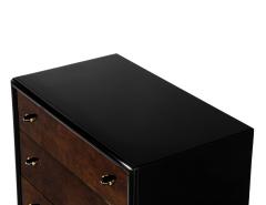  Henredon Furniture Pair of Walnut Chest of Drawers by Henredon in High Gloss Finish - 4478466