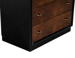  Henredon Furniture Pair of Walnut Chest of Drawers by Henredon in High Gloss Finish - 4478467