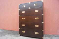  Henredon Furniture Walnut Campaign Series Dresser by Henredon - 1144953