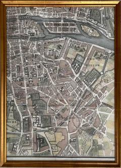  Henredon Map of Paris Le Plan des Paris Ses Faubourgs et Environs 8 Framed Prints - 3614190