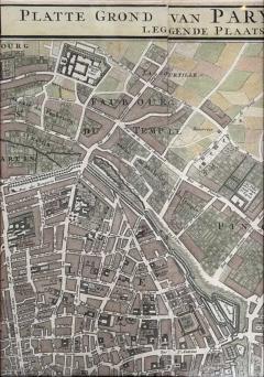  Henredon Map of Paris Le Plan des Paris Ses Faubourgs et Environs 8 Framed Prints - 3614427