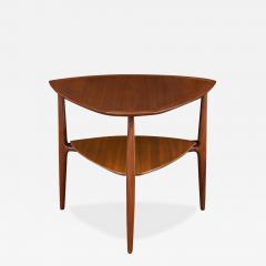  Henredon Mid Century Modern Two Tier Tri Leg Side Table by Henredon - 3637236