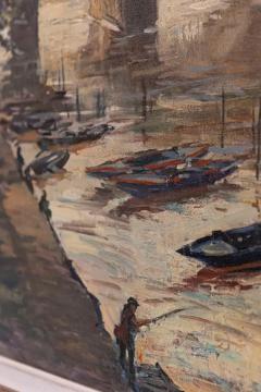  Henri Pontoy French Henri Jean Pontoy Oil on Canvas Painting of the Pont Neuf over the Seine - 3707033