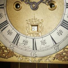  Henry Godfrey London 17th Century William and Mary Eight Day burl Elm Floral Marquetry Longcase Clock - 3128206