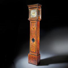  Henry Godfrey London 17th Century William and Mary Eight Day burl Elm Floral Marquetry Longcase Clock - 3128250