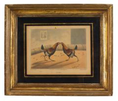  Henry Thomas ALKEN English Victorian Cock Fight Lithograph - 4654472