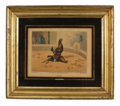  Henry Thomas ALKEN English Victorian Cock Fight Lithograph - 4654475