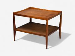  Heritage Furniture Heritage American Modern Walnut Cane End Tables USA 1960s - 4320139