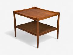  Heritage Furniture Heritage American Modern Walnut Cane End Tables USA 1960s - 4320142