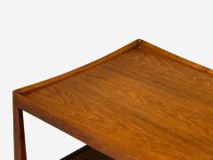  Heritage Furniture Heritage American Modern Walnut Cane End Tables USA 1960s - 4320145