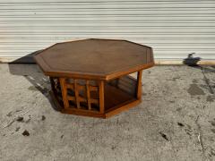  Heritage Furniture Heritage Furniture Esperanto Collection Walnut Octagon Coffee Table - 4453105