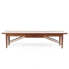  Heritage Henredon Henredon Heritage Mid Century Walnut Coffee Table - 3838922
