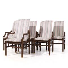  Heritage Henredon Henredon Heritage Mid Century Walnut Dining Chairs Set of 8 - 3940402