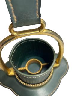  Herm s 1950s Stitched leather pen pot by Herm s - 4372433