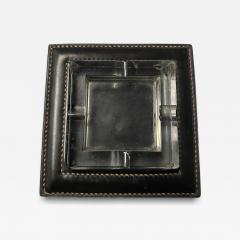  Herm s 1960s Stitched Leather ashtray by Paul Dupr Lafon for Herm s - 4399006