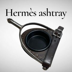  Herm s 1960s Stitched leather ashtray by Herm s - 4580010