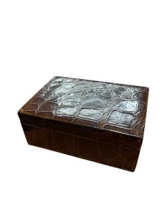  Herm s 1970s Crocodile box by Herm s - 4472623