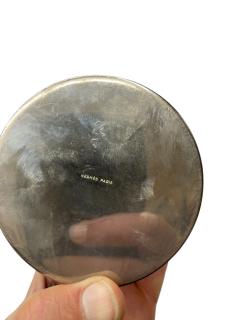  Herm s 1970s Crocodile slkin and silver plated metal decorative box by Herm s - 4397611