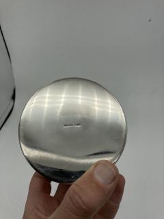 Herm s 1970s Decorative leather and metal box by Herm s - 4371199