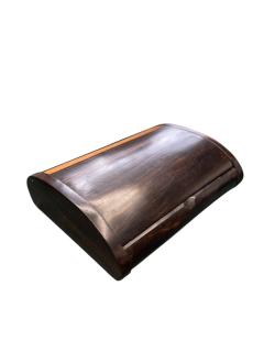  Herm s 1970s Large exotic wood box by Herm s - 4397631