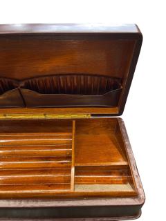  Herm s 1970s Leather cigarettes box by Herm s - 4397543