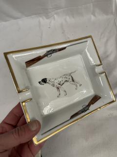  Herm s 1970s Porcelain D corative ashtray or vide poche by Herm s - 4421365