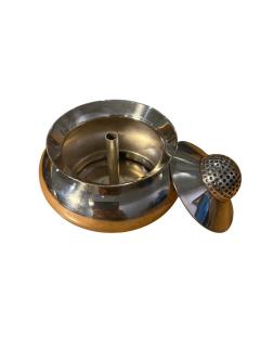  Herm s 1970s Silver Plated Golf Ashtray by Herm s - 4624171