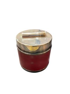  Herm s 1970s Silver plated and leather cartridge box by Hermes - 4579900