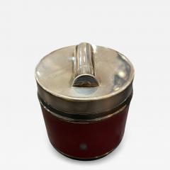  Herm s 1970s Silver plated and leather cartridge box by Hermes - 4580125