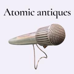  Herm s 1970s Silver plated microphone table lighter holder - 4771413