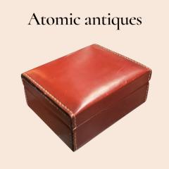  Herm s 1970s Stitched leather box by Herm s - 4777548