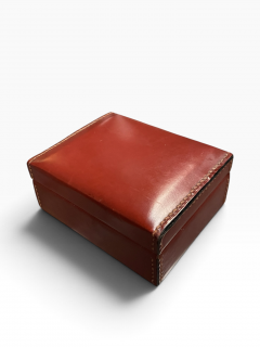  Herm s 1970s Stitched leather box by Herm s - 4777549