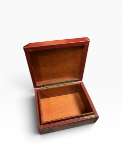  Herm s 1970s Stitched leather box by Herm s - 4777551