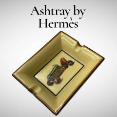  Herm s 1970s porcelain ashtray by Hermes - 4646345