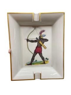  Herm s 1970s porcelain ashtray or vide poche by Herm s - 4467344