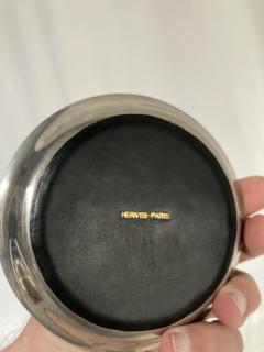  Herm s 1970s silver plated vide poche or ashtray by Herm s - 3881505