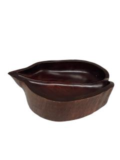  Herm s 1980s Fruitwood brutalist vide poche by Herm s - 4178579