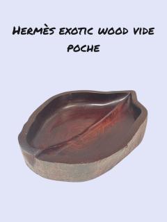  Herm s 1980s Fruitwood brutalist vide poche by Herm s - 4178584