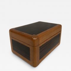  Herm s 1980s Pear wood and rosewood decorative box by Herm s - 4109877