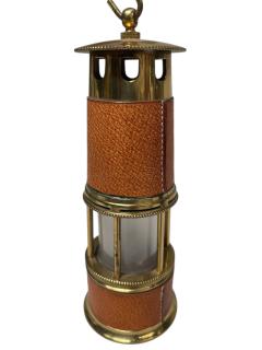  Herm s 1980s Stitched leather mining lamp by Herm s - 4178591